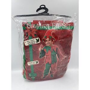 Fun World Youth Unisex Complete Elf Set Large‎ 12-14 New